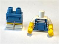 LEGO GENUINE minifigure TORSO + LEGS MINIFIGURE CITY WORKER GARDENER