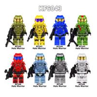 Custom LEGO Halo Warrior Minifigure Spartan Soldier Army Builder KF542-KF549