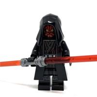 Custom LEGO Star Wars Darth Maul Minifigure Sith Lord Double Lightsaber