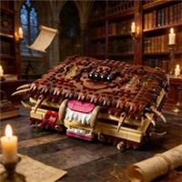 76449 Harry Potter Chomping Monster Book of Monsters 518pcs - Box Damage