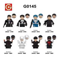 Custom LEGO Punisher Daredevil Minifigure Bundle Marvel Superhero 8pcs