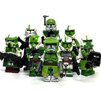 Custom LEGO Doom Unit Clone Trooper Minifigure Bundle Green Squad Set