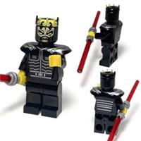 Custom LEGO Savage Opress Minifigure Star Wars Sith Warrior With Lightsaber
