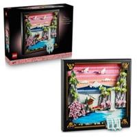 LEGO ART Japanese Cherry Blossom Landscape Wall Art Complete Set 31218