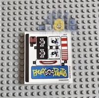 Lego One Piece STICKER SHEET 2 ONLY for Set 75637 Buggy the Clown's Circus Tent