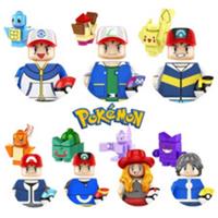 Custom LEGO Pokemon Minifigures Ash Ketchum Pikachu Bulbasaur Choose Figure