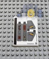 Lego Super Heroes STICKER SHEET ONLY for Set 76331 Batman v Superman Batmobile