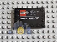 Lego Super Heroes (6180pb145) Modified 4x6 Tile For Set 76191 Infinity Gauntlet