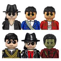 Custom LEGO Michael Jackson Minifigures King of Pop Music Icon Set MJ
