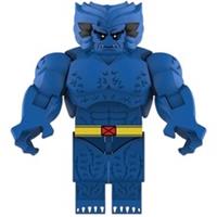 Beast X-Men Custom LEGO Big Figure Marvel Blue Monster Mutant MiniFigure