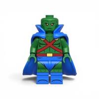 Martian Manhunter Custom LEGO DC Justice League Minifigure Blue Cape Figure