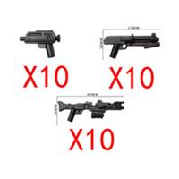 Custom LEGO Star Wars Blaster Weapons Pack 30 Gun Accessories Minifigure Lot