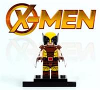 Custom LEGO Wolverine Brown Suit Minifigure X-Men Marvel With Claws