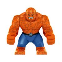 Custom LEGO Fantastic Four The Thing Big Figure Marvel Ben Grimm Minifigure