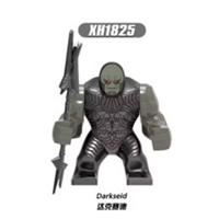 Custom LEGO Darkseid Big Fig Minifigure DC Justice League With Staff Weapon