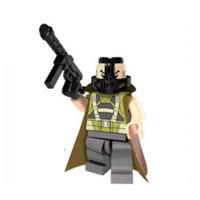 Custom LEGO Batman Bane Minifigure DC Dark Knight Villain Figure With Weapon
