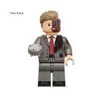 Custom LEGO Two-Face Minifigure Batman DC Harvey Dent With Coin