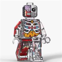 Custom LEGO Anatomy Guy Minifigure Skeleton Muscle Human Body Figure