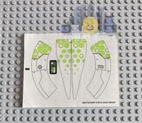 Lego Super Heroes DC STICKER SHEET ONLY for 76040 Brainiac Attack (Transparent)