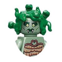 Custom LEGO Medusa Minifigure Greek Mythology Snake Hair Gorgon Figure