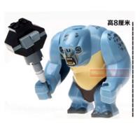 Custom LEGO Cave Troll Big Figure Lord of the Rings With Hammer Weapon