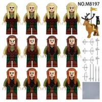 Custom LEGO Lord of the Rings Elf Army Minifigure Bundle Legolas 12pcs