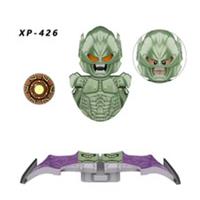 Custom LEGO Green Goblin Minifigure Marvel Spider-Man With Glider XP426