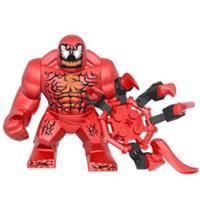 Custom LEGO Carnage Big Figure Marvel Spider-Man Symbiote Villain Claws