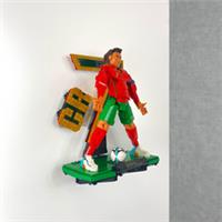 Wall Display Mount for Lego Icons Cristiano Ronaldo 43016
