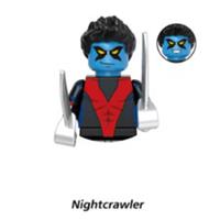 Custom LEGO Nightcrawler Minifigure Marvel X-Men With Sword