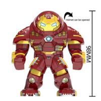 Custom LEGO Big Iron Man Hulkbuster Minifigure Opening Helmet