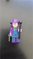 Custom LEGO Joker Minifigure DC Batman Villain With Cane & Gun