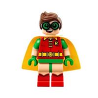 Custom LEGO Robin Minifigure DC Batman Sidekick With Cape