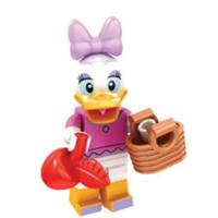 Custom LEGO Daisy Duck Minifigure Disney Pink Bow Figure