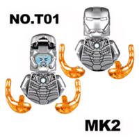 Custom LEGO Iron Man Mark 2 Minifigure With Energy Effects