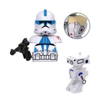 Custom LEGO Kix Clone Trooper Minifigure Star Wars 501st Medic Droid
