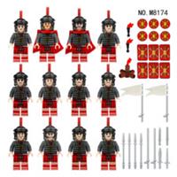 Custom LEGO Roman Soldiers Minifigure Bundle Army 12pcs Shields Set