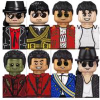 Custom LEGO Michael Jackson Minifigures King of Pop Music Icon Set MJ