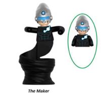 Custom LEGO The Maker Minifigure Marvel Reed Richards Vortex Stand