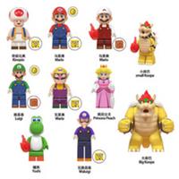 Custom LEGO Super Mario Minifigure Bundle Nintendo Bowser Peach Luigi