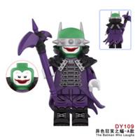 Custom LEGO The Batman Who Laughs Minifigure Purple DC Villain Figure