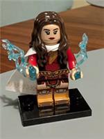 Custom LEGO Mary Marvel Shazam Minifigure DC Figure With Lightning