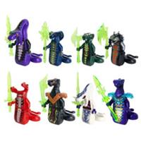 Custom LEGO Ninjago Snake Warrior Minifigure Set Serpentine Bundle 8pcs