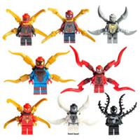 Custom LEGO Marvel Spider-Man Symbiote 8pcs Figure Set Venom Carnage Bundle