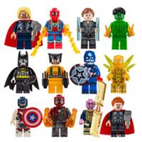Custom LEGO Superhero 12pcs Figure Set Marvel Avengers DC Batman Bundle
