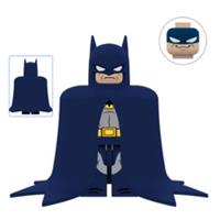 Custom LEGO Batman Caped Minifigure DC Dark Knight Superhero Figure