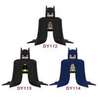 Custom LEGO Batman Minifigure Bundle 3 Pack Large Cape DC Superhero