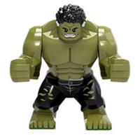 Custom LEGO Green Hulk Big Fig Minifigure Marvel Style Superhero Figure