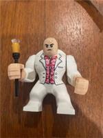Custom LEGO Wilson Fisk Kingpin Big Fig Marvel White Suit Villain Figure