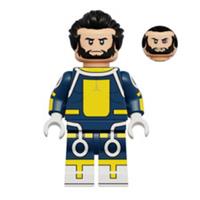 Custom LEGO Invincible The Immortal Minifigure Blue Yellow Hero Figure